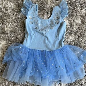Blue Sparkle Girls Costume Dress tutu